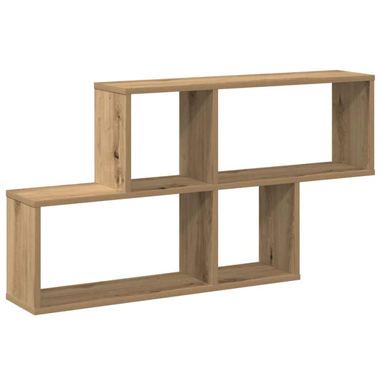 Wall Shelf Artisan Oak 100x18x53 cm Engineered Wood