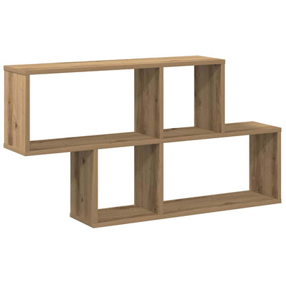 Wall Shelf Artisan Oak 100x18x53 cm Engineered Wood