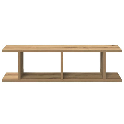 Wall Shelves 2 pcs Artisan Oak 75x18x20 cm Engineered Wood