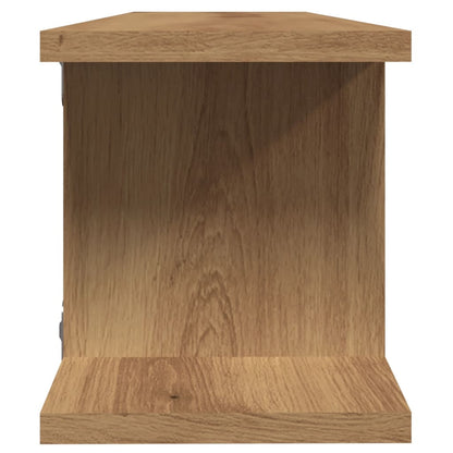 Wall Shelves 2 pcs Artisan Oak 90x18x20 cm Engineered Wood