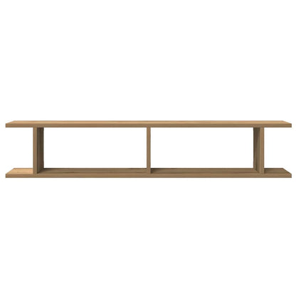 Wall Shelves 2 pcs Artisan Oak 105x18x20 cm Engineered Wood