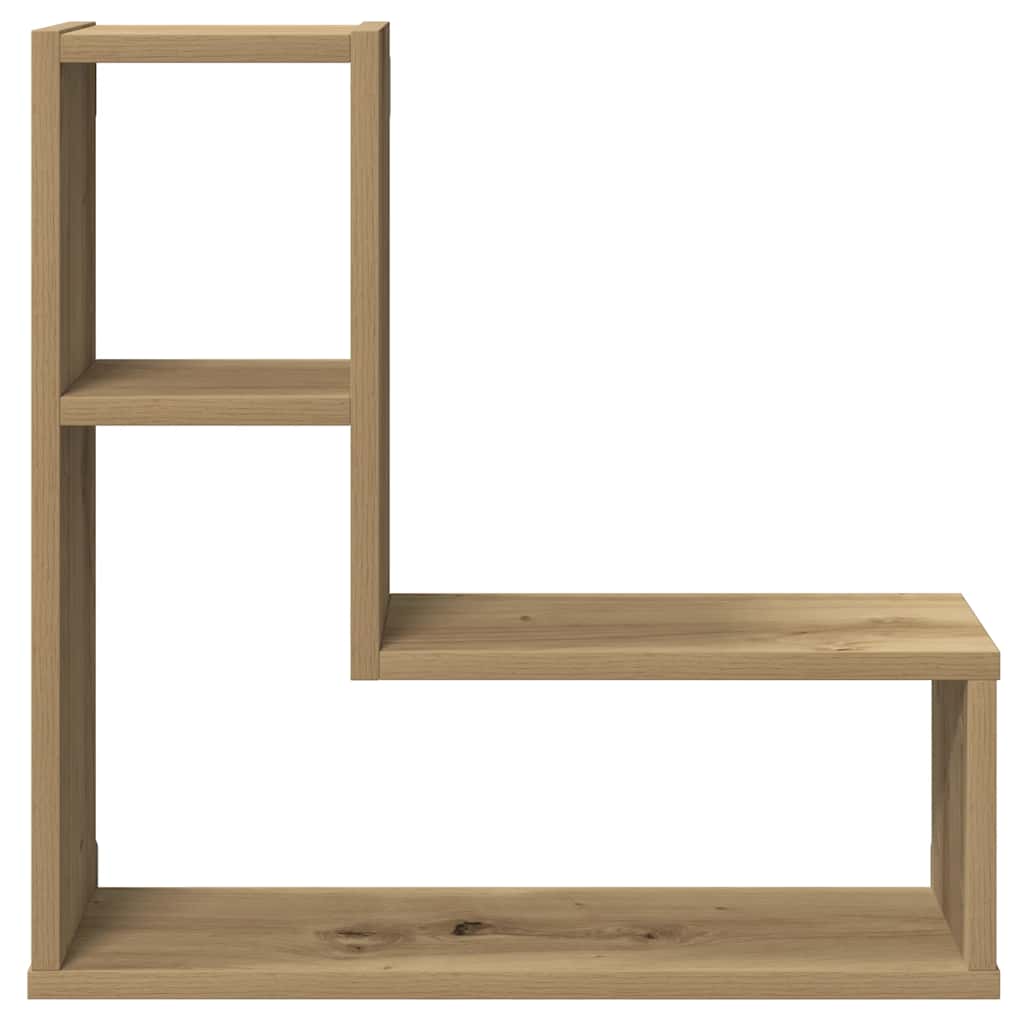 Wall Cube Shelves 2 pcs Artisan Oak 50x15x50 cm Engineered Wood