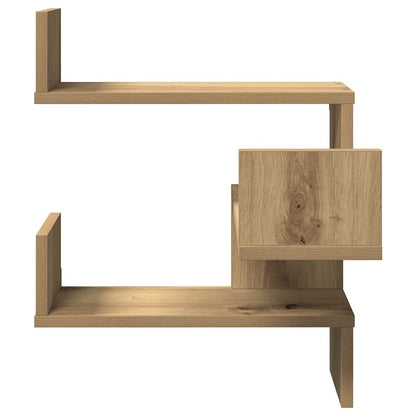 Wall Corner Shelf Artisan Oak 40x40x49.5 cm Engineered Wood
