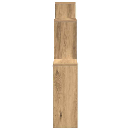 Wall Shelf Artisan Oak 80x15x78.5 cm Engineered Wood