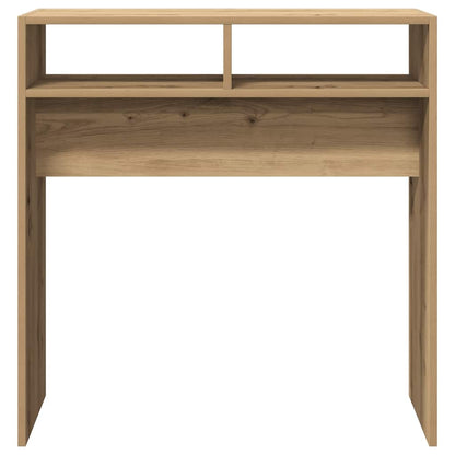Console Table Artisan Oak 78x30x80 cm Engineered Wood