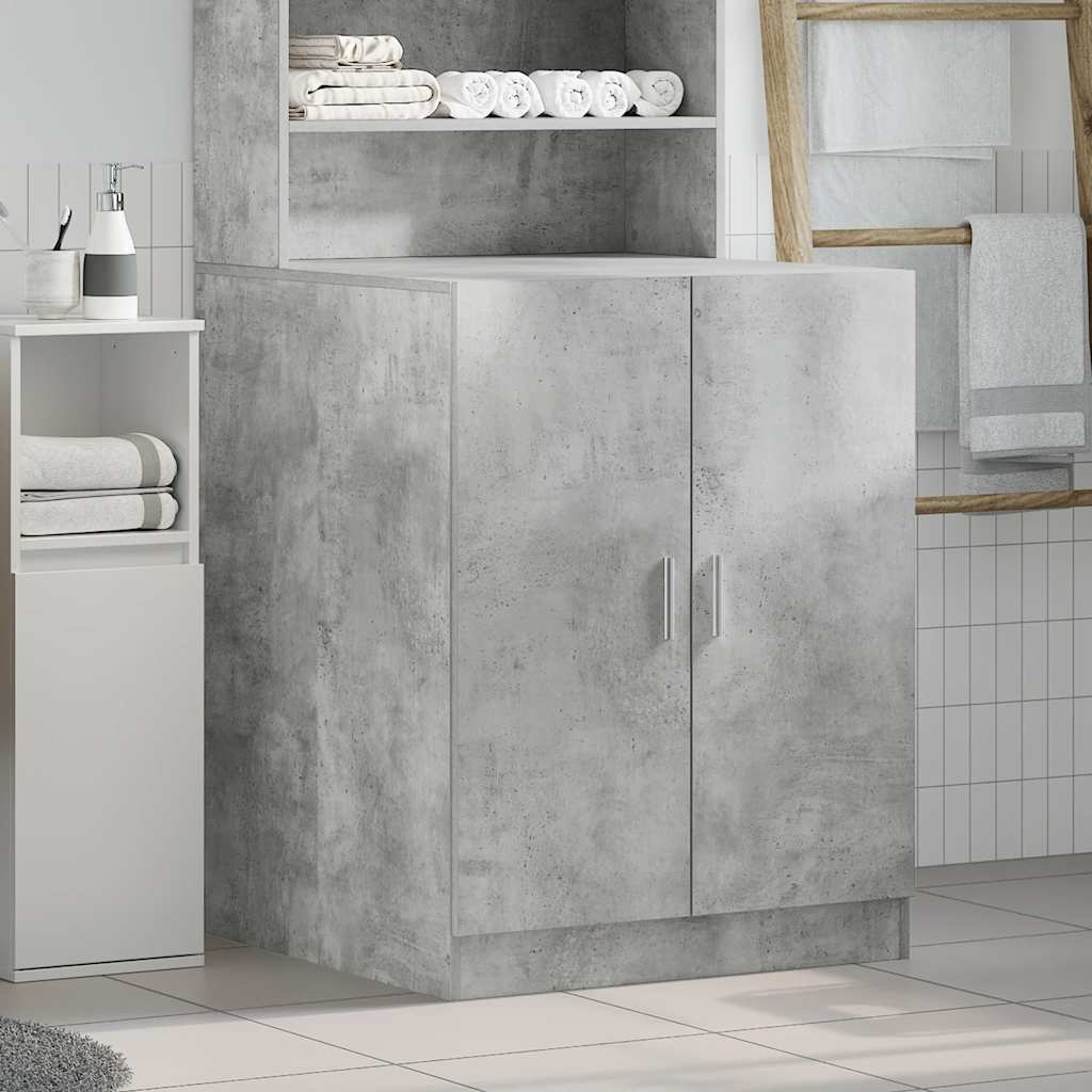 Washing Machine Cabinet Concrete Grey 70,5x71,5x91,5 cm