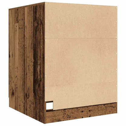 Washing Machine Cabinet Old Wood 70,5x71,5x91,5 cm