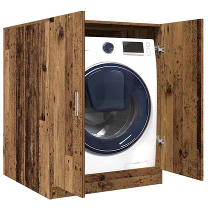 Washing Machine Cabinet Old Wood 70,5x71,5x91,5 cm