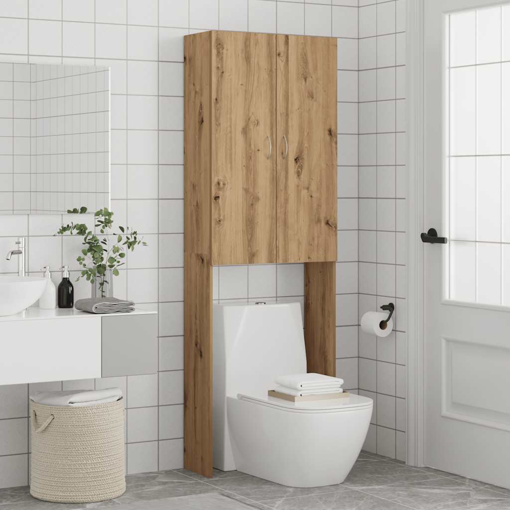 Washing Machine Cabinet Artisan Oak 64x25,5x190 cm