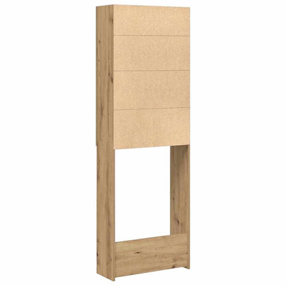 Washing Machine Cabinet Artisan Oak 64x25,5x190 cm