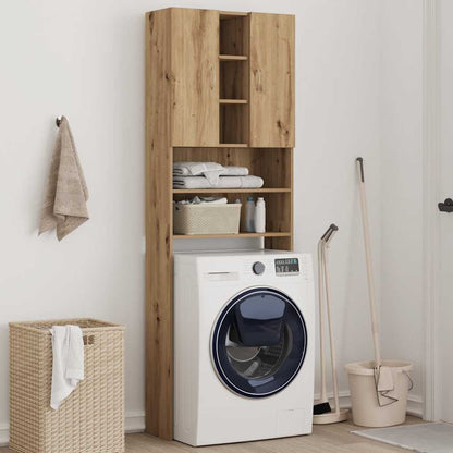 Washing Machine Cabinet Artisan Oak 64x25,5x190 cm
