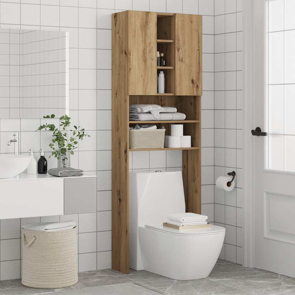 Washing Machine Cabinet Artisan Oak 64x25,5x190 cm