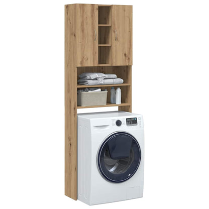 Washing Machine Cabinet Artisan Oak 64x25,5x190 cm