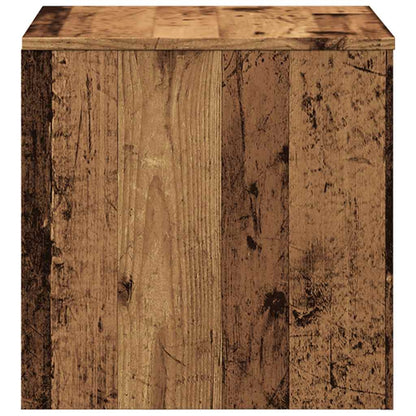 Side Tables 3 pcs Old Wood Engineered Wood