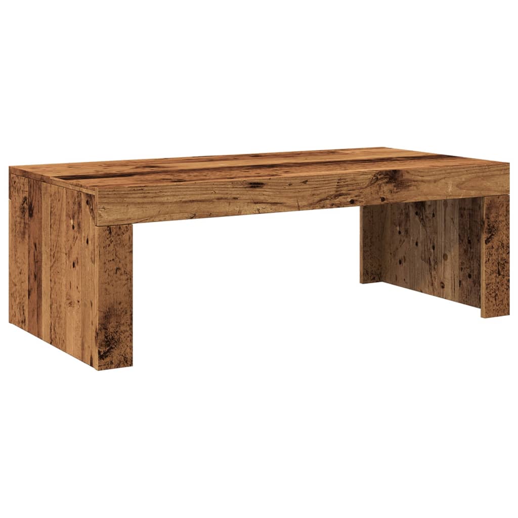 Coffee Table Old Wood 102x50x35 cm Engineered Wood
