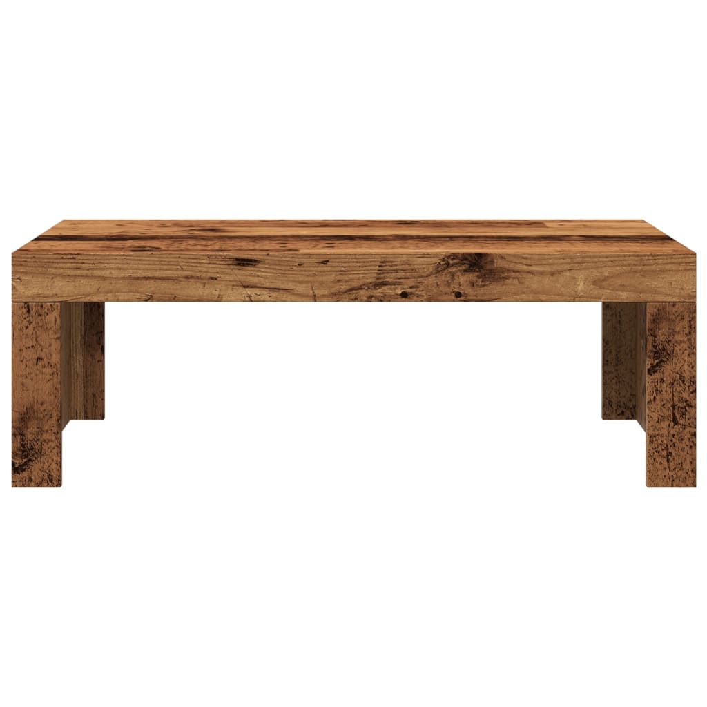 Coffee Table Old Wood 102x50x35 cm Engineered Wood