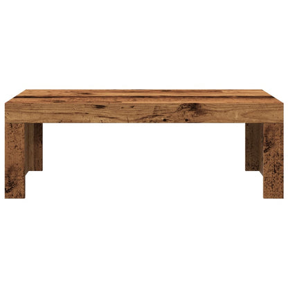 Coffee Table Old Wood 102x50x35 cm Engineered Wood