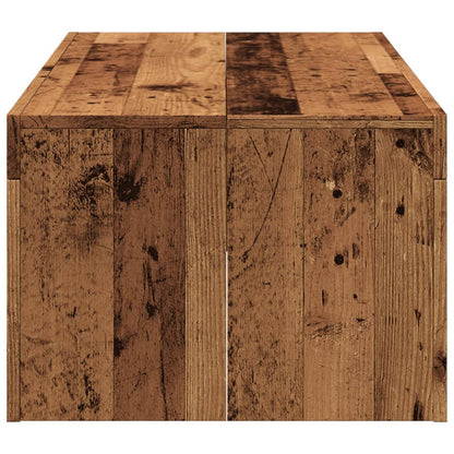 Coffee Table Old Wood 102x50x35 cm Engineered Wood
