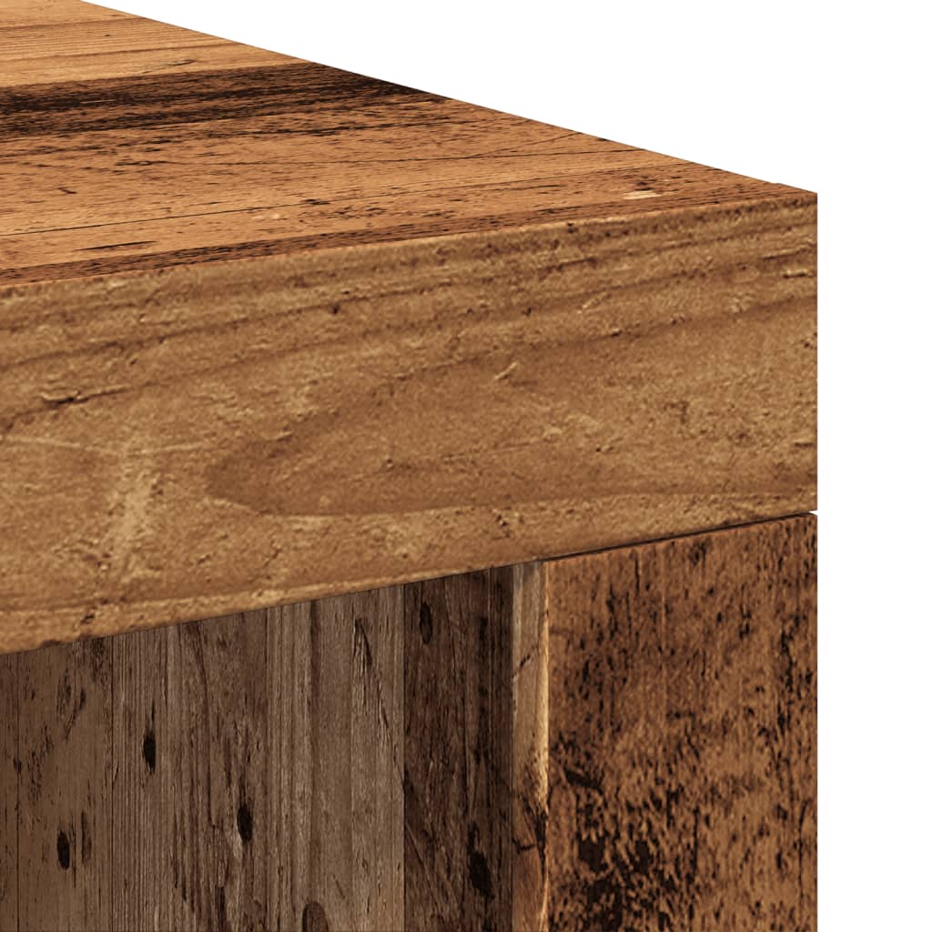 Coffee Table Old Wood 102x50x35 cm Engineered Wood