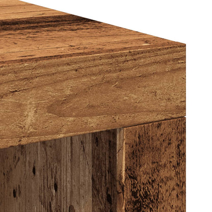 Coffee Table Old Wood 102x50x35 cm Engineered Wood