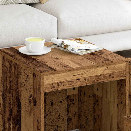 Nesting Tables 3 pcs Old Wood Engineered Wood