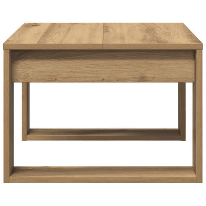Side Table Artisan Oak 50x50x35 cm Engineered Wood
