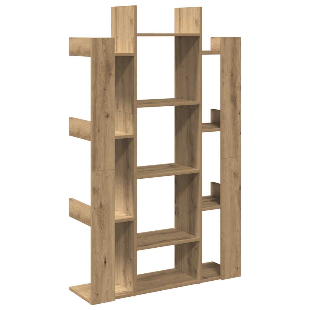 Book Cabinet Artisan Oak 86x25,5x140 cm Engineered Wood