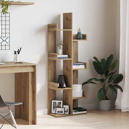 Book Cabinet Artisan Oak 48x25,5x140 cm Engineered Wood