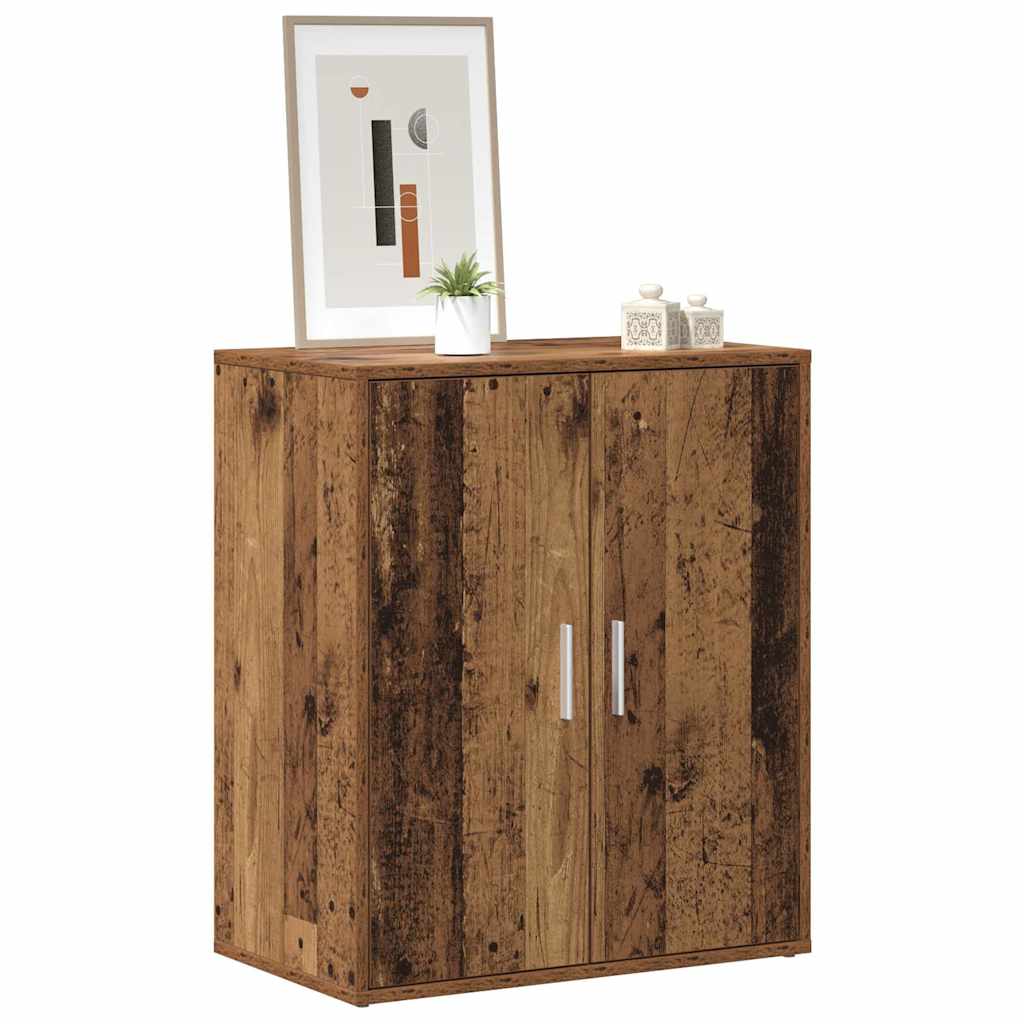 Shoe Cabinet Old Wood 60x35x70 cm Engineered Wood