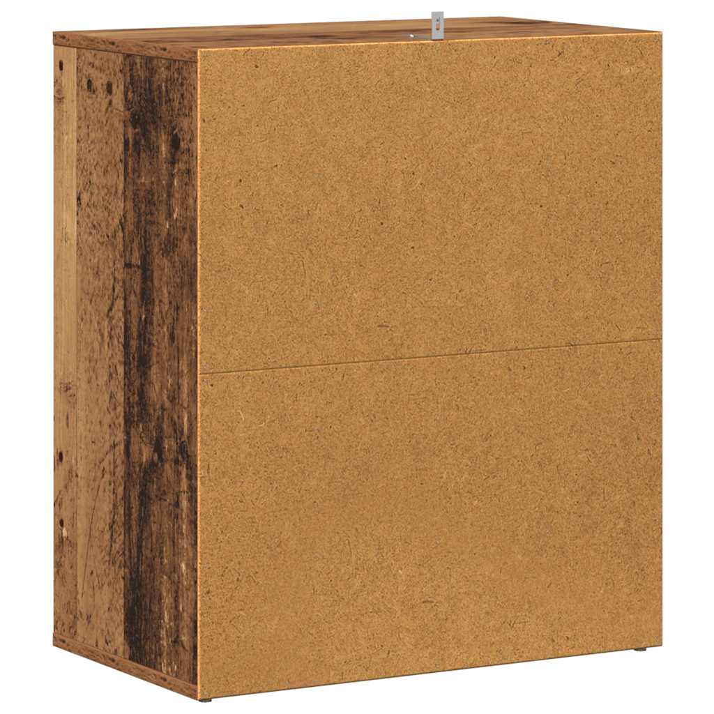 Shoe Cabinet Old Wood 60x35x70 cm Engineered Wood