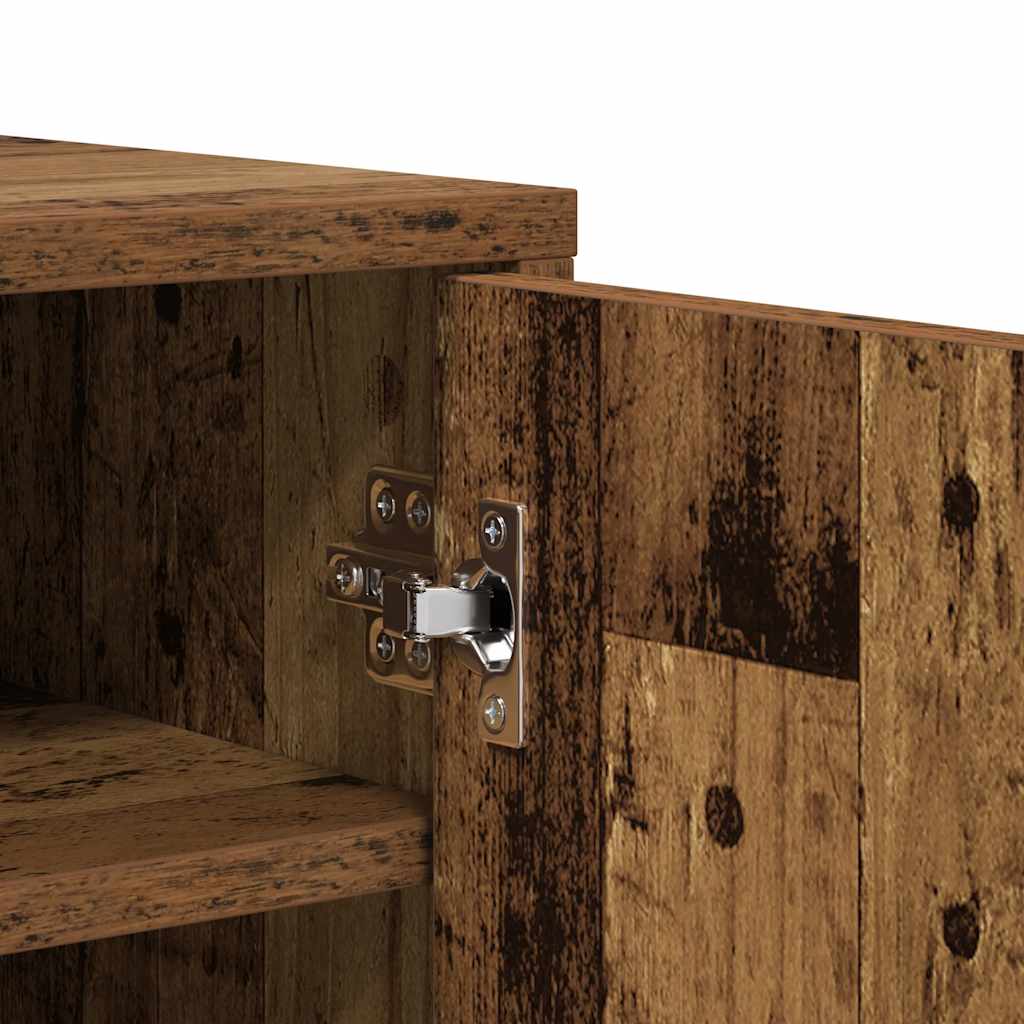 Shoe Cabinet Old Wood 60x35x70 cm Engineered Wood