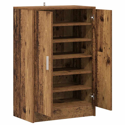 Shoe Cabinet Old Wood 60x35x92 cm Engineered Wood