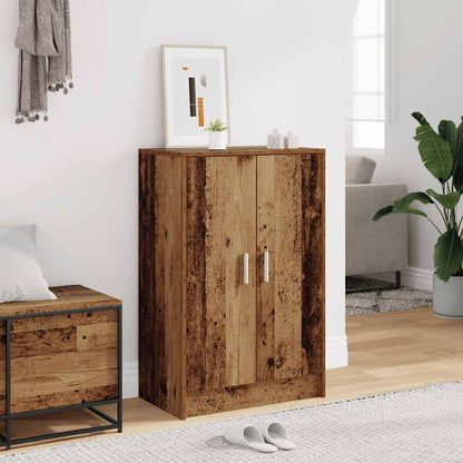 Shoe Cabinet Old Wood 60x35x92 cm Engineered Wood