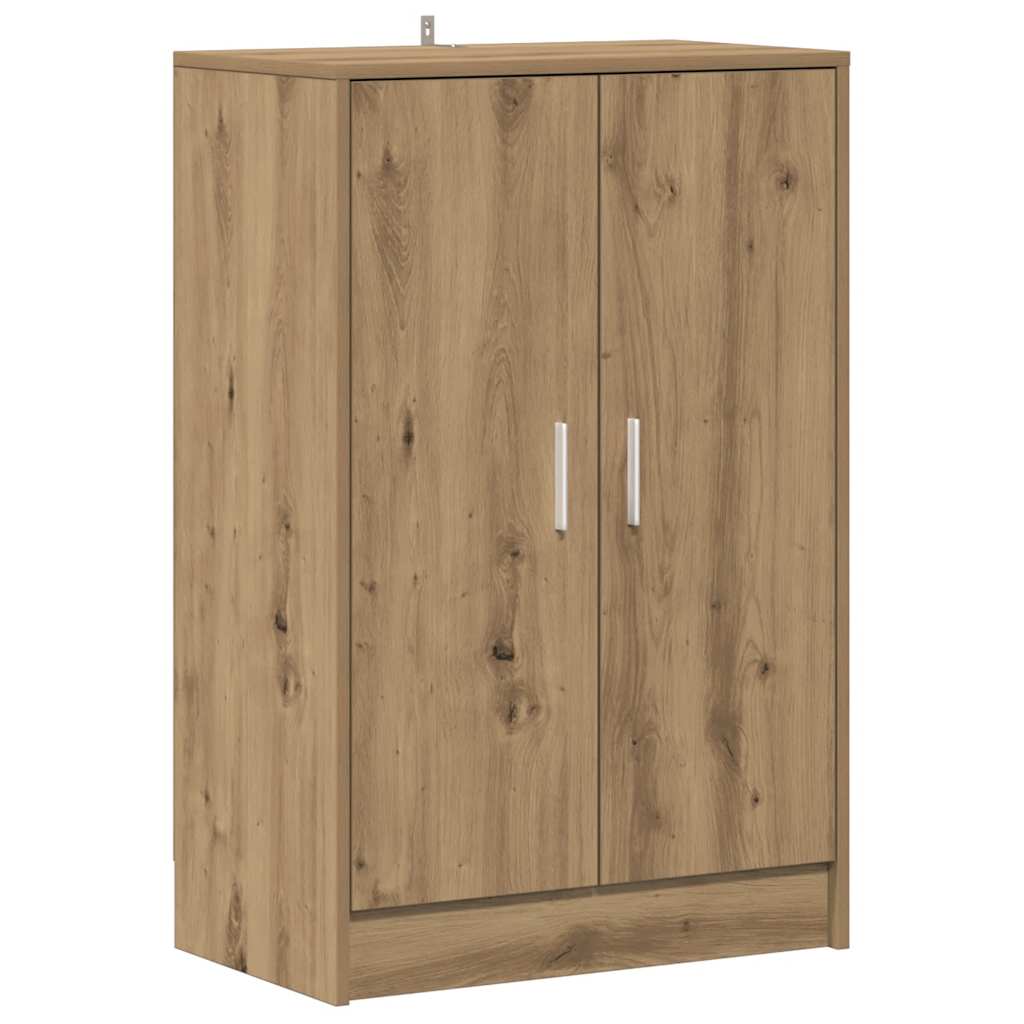 Shoe Cabinet Artisan Oak 60x35x92 cm Engineered Wood