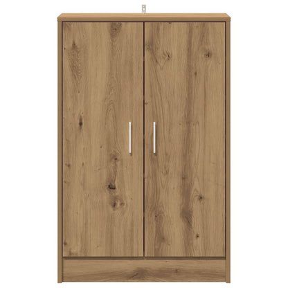 Shoe Cabinet Artisan Oak 60x35x92 cm Engineered Wood