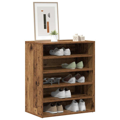 Shoe Cabinet Old Wood 60x35x70 cm Engineered Wood