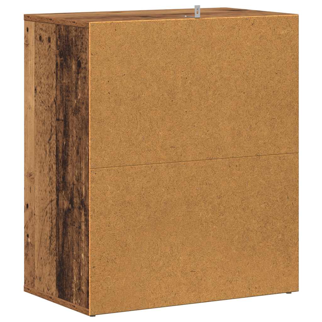 Shoe Cabinet Old Wood 60x35x70 cm Engineered Wood