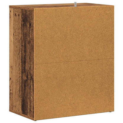 Shoe Cabinet Old Wood 60x35x70 cm Engineered Wood