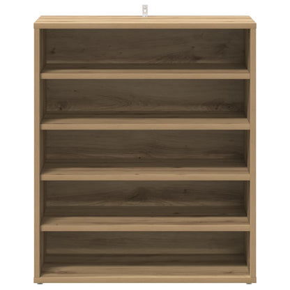 Shoe Cabinet Artisan Oak 60x35x70 cm Engineered Wood