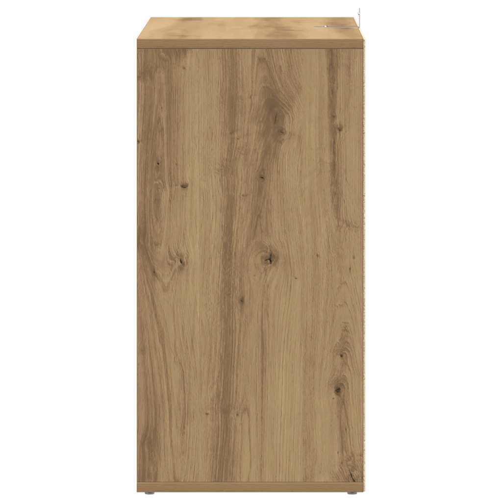 Shoe Cabinet Artisan Oak 60x35x70 cm Engineered Wood