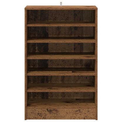 Shoe Cabinet Old Wood 60x35x92 cm Engineered Wood