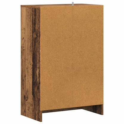 Shoe Cabinet Old Wood 60x35x92 cm Engineered Wood