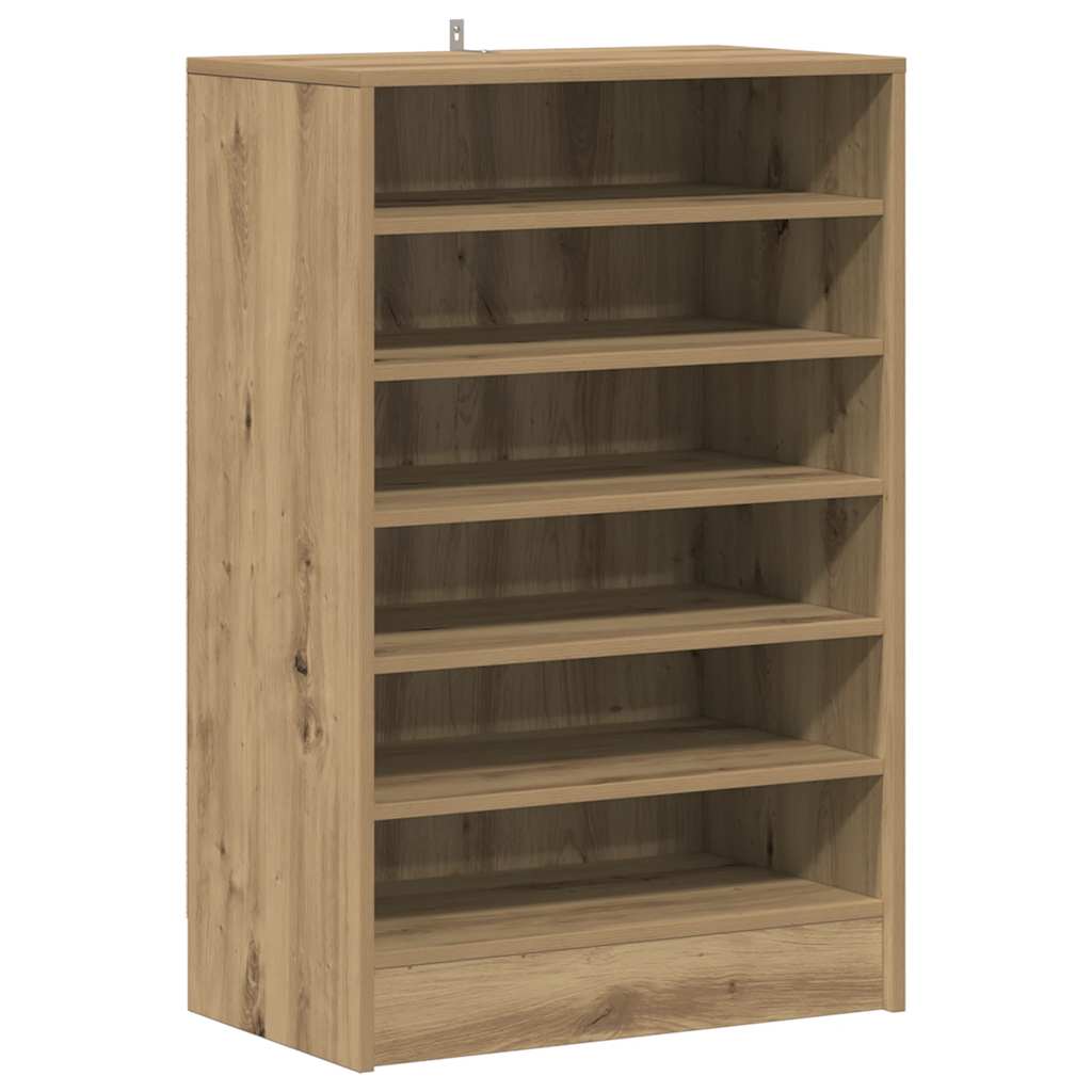 Shoe Cabinet Artisan Oak 60x35x92 cm Engineered Wood