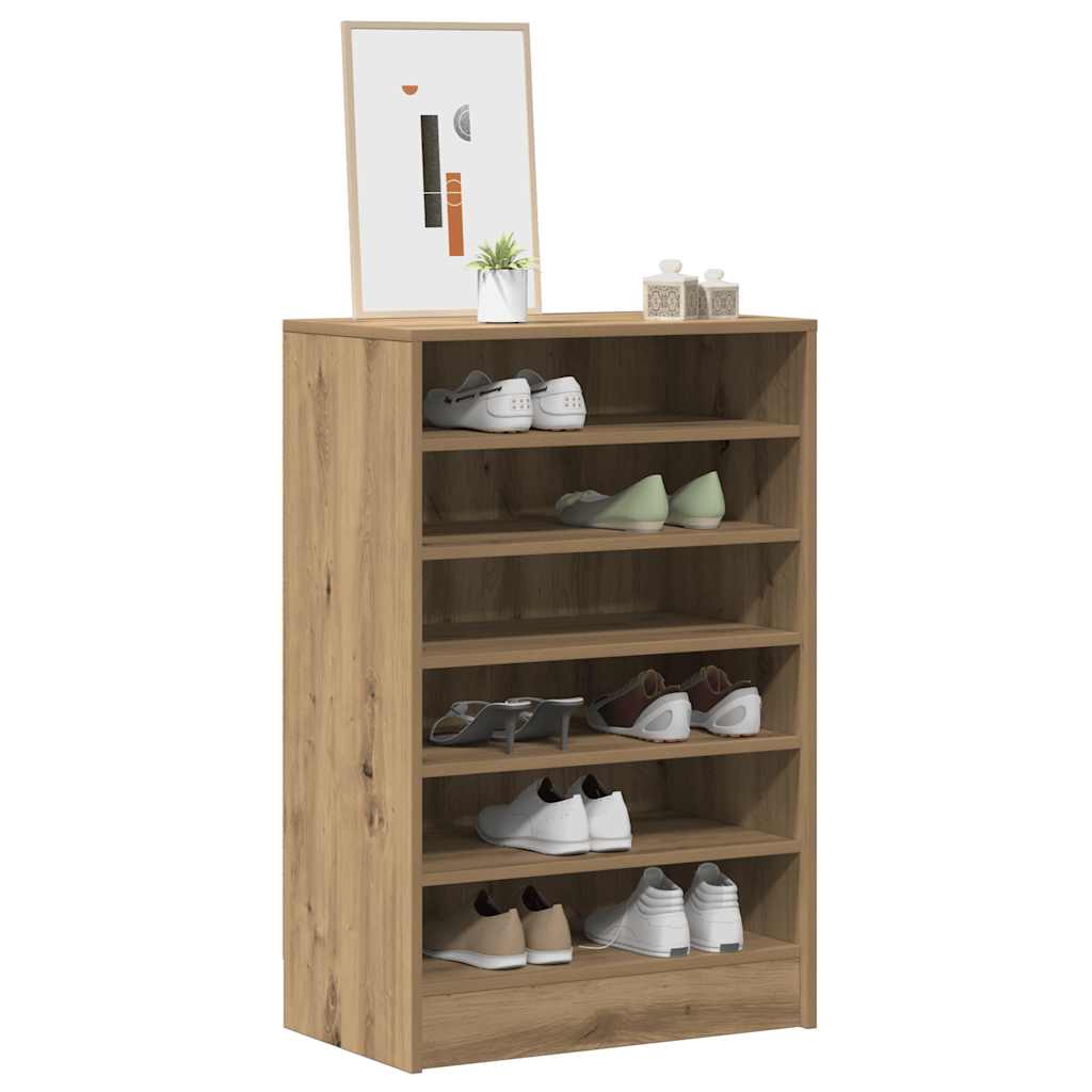 Shoe Cabinet 60 x 35 x 92 cm Artisan Oak 6 pairs of shoes