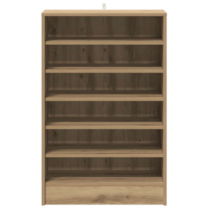 Shoe Cabinet Artisan Oak 60x35x92 cm Engineered Wood