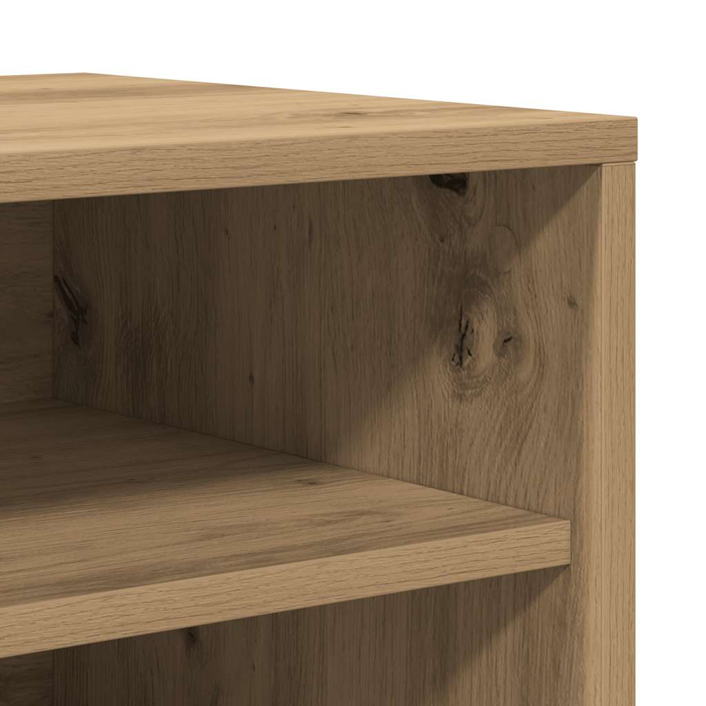 Shoe Cabinet Artisan Oak 60x35x92 cm Engineered Wood