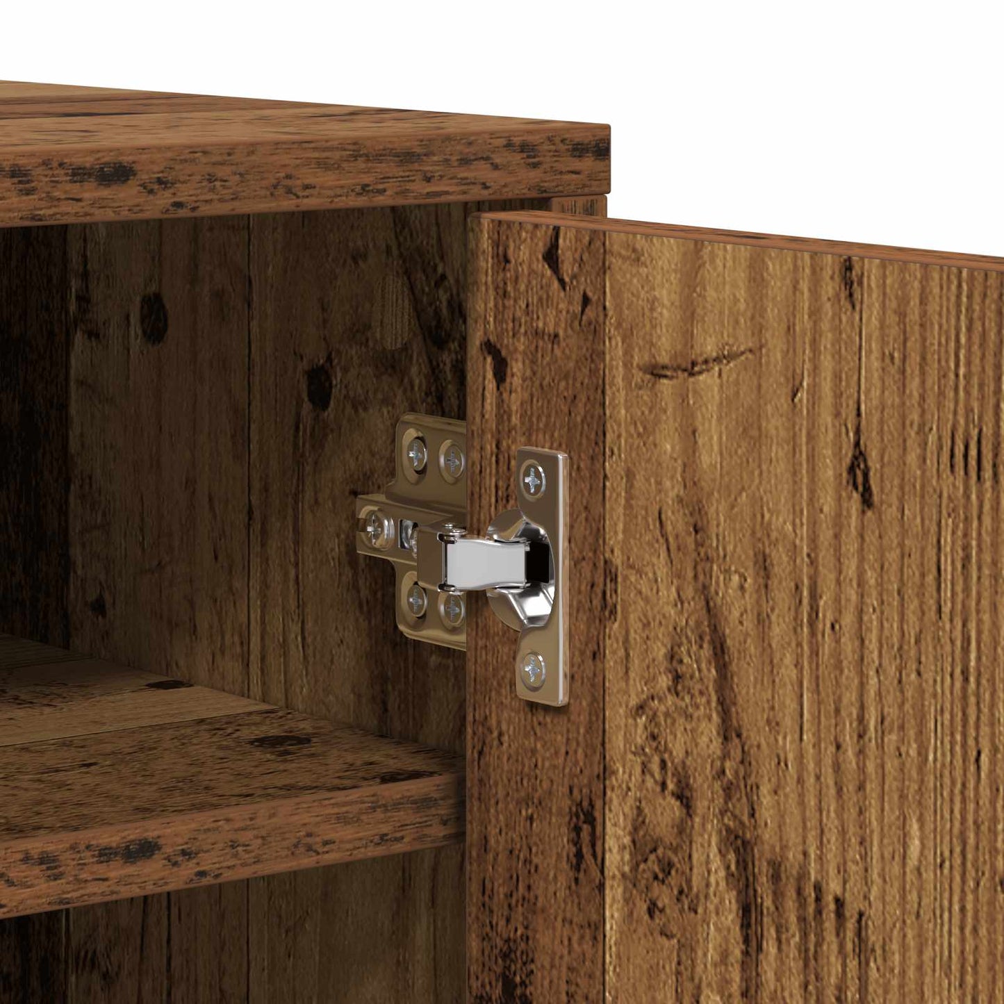 Shoe Cabinet 32 x 35 x 92 cm Old Wood