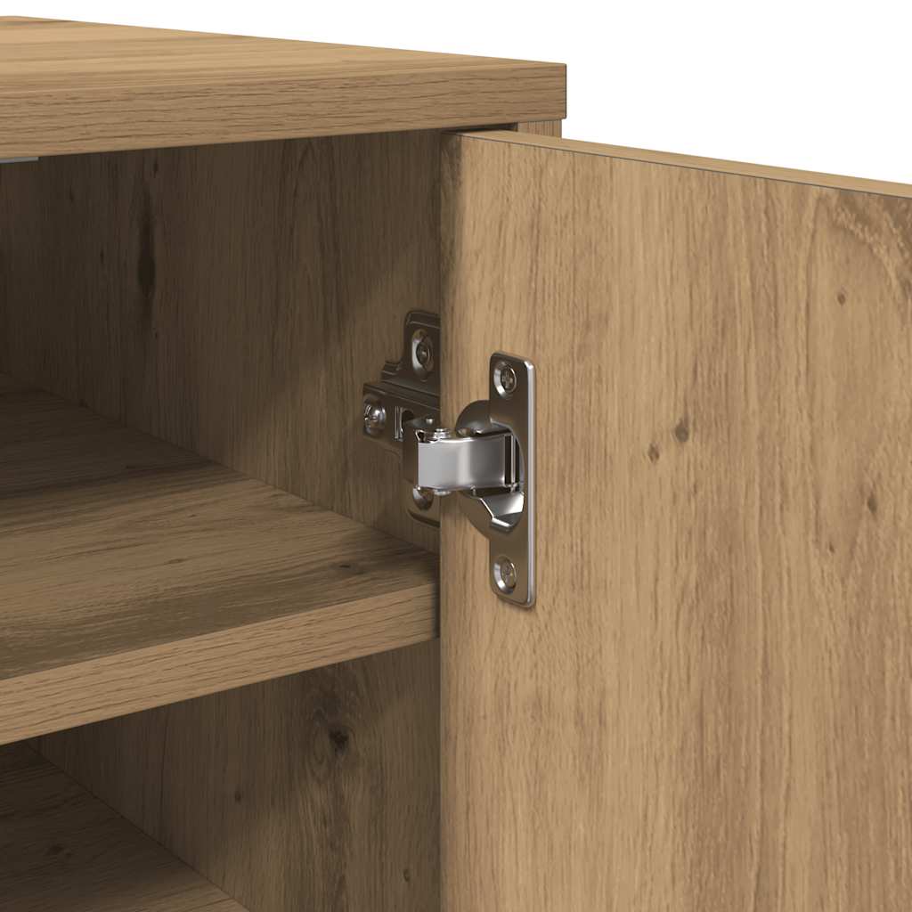 Shoe Cabinet Old Wood 32x35x92 cm Engineered Wood