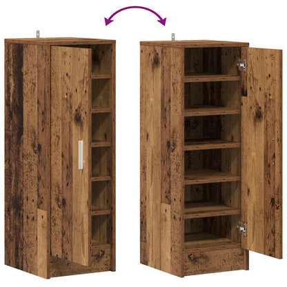 Shoe Cabinet 32 x 35 x 92 cm Old Wood