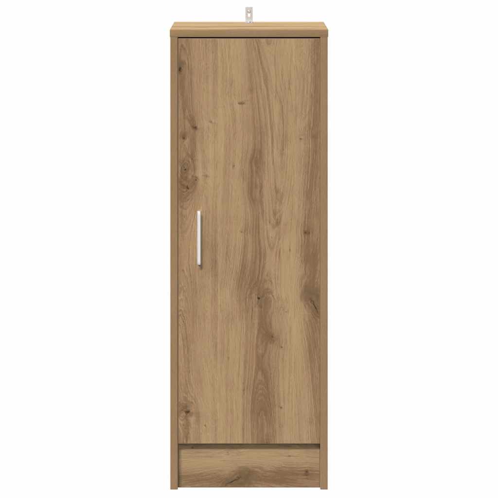 Shoe Cabinet Artisan Oak 32x35x92 cm Engineered Wood